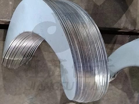 Mirror-Polished Stainless Steel Helical Flight