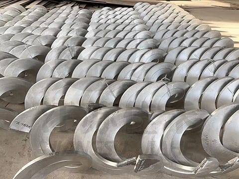Manganese Steel Continuous Shaftless Helical Flight
