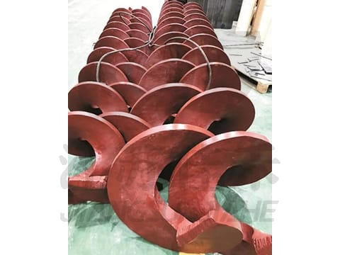 Reinforced Shaftless Helical Flight