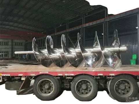 Large-Scale Helical Screw Assembly for Chemical Industry
