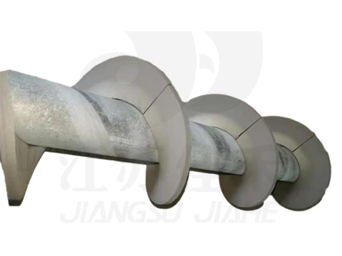 HVOF Tungsten Carbide Coated Screw Flight